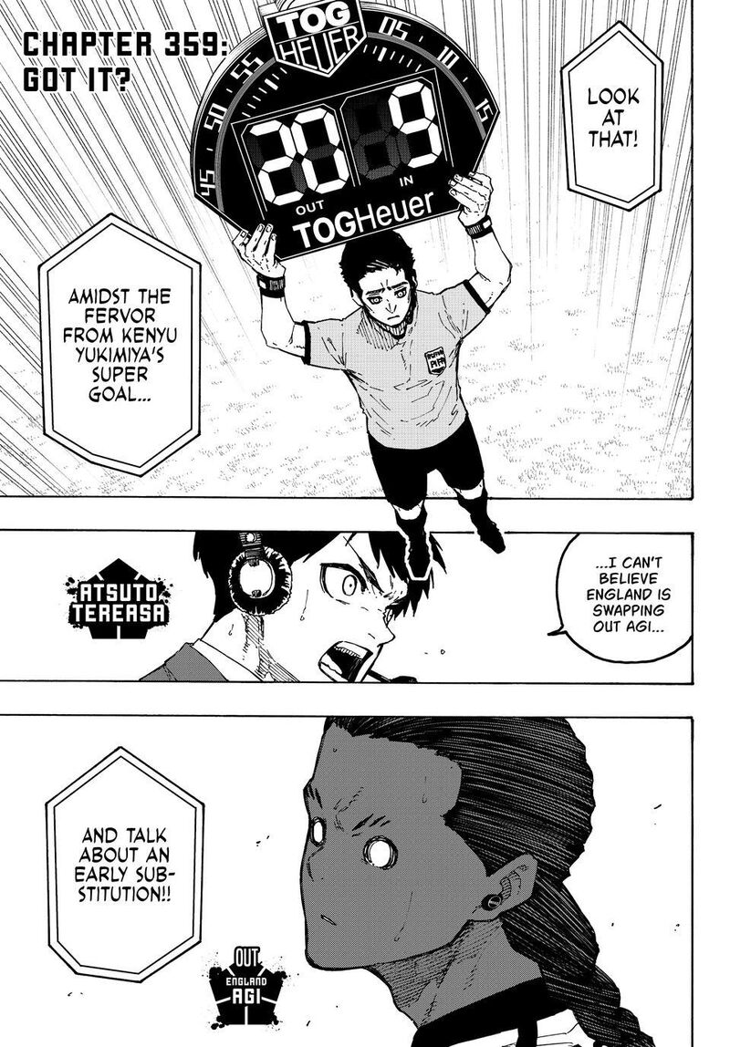 Blue Lock Chapter 359 image 01